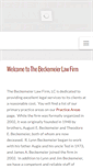 Mobile Screenshot of beckemeierlawfirm.com
